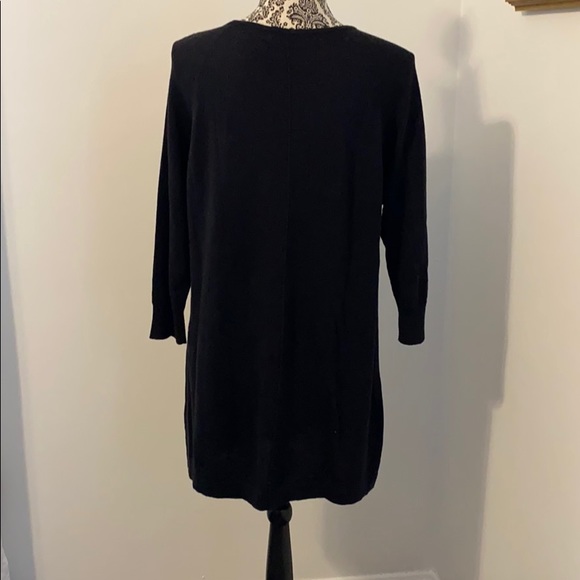 August Silk Beautiful black sweater dress/tunic - Picture 7 of 11